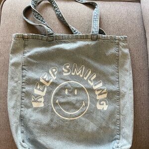 American Eagle Outfitters Blue Denim Tote